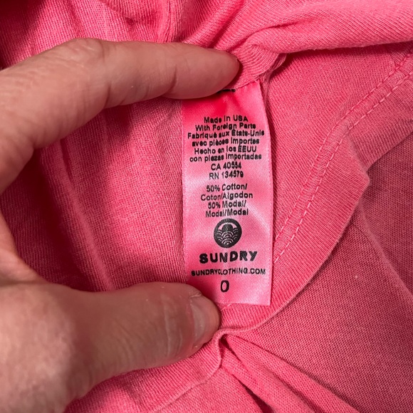 Sundry Tiered Tank Maxi Dress Coral size XS - Picture 11 of 13